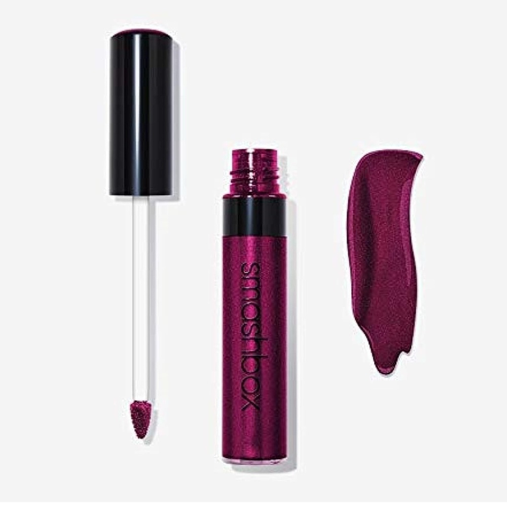 New in box Smashbox Liquid Metal Lip- BOYS & BERRY rich metallic plumb